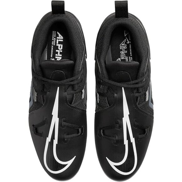 Nike Men's Alpha Menace 3 Pro Football Cleats CV0584-010 Black Size 11.5 - Picture 4 of 8